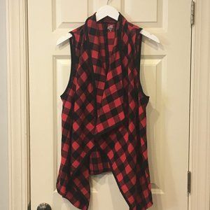 Buffalo Plaid Open VEST